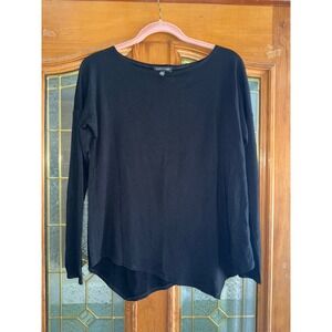 Eileen Fisher black‎ top size XS